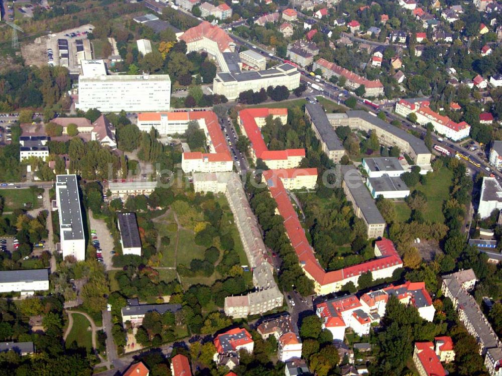 Berlin-Lichtenberg aus der Vogelperspektive: Blick auf die Fachhochschule für Technik und Wirtschaft Berlin Karlshorst