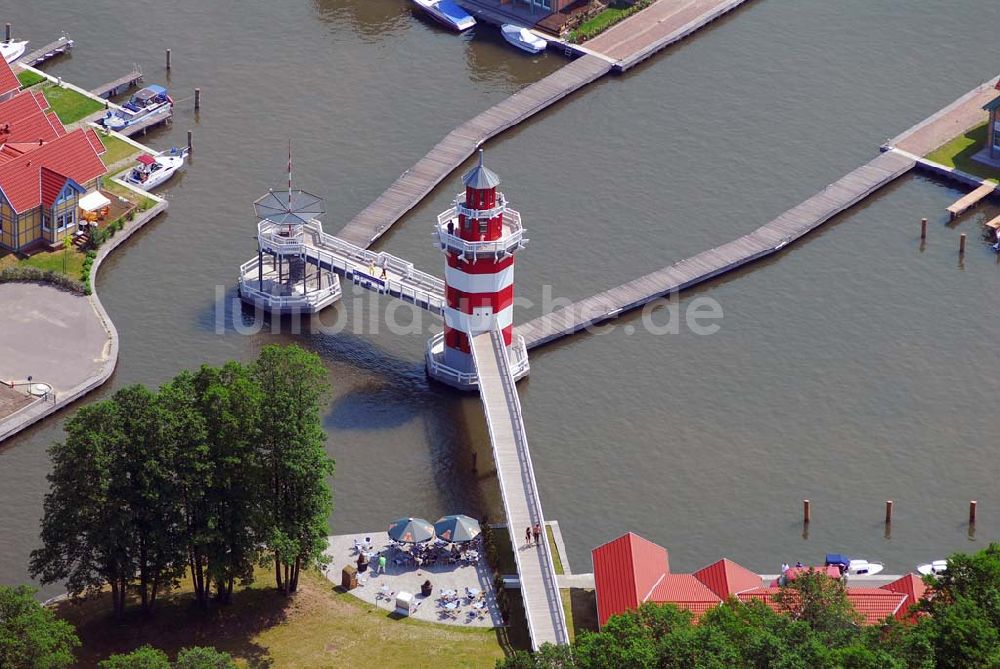 Rheinsberg aus der Vogelperspektive: Blick auf das fast fertige Hafendorf Rheinsberg