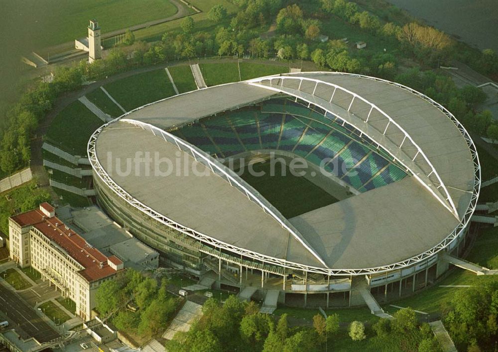 Berlin von oben - Blick auf das fertige Leipziger Zentralstadion