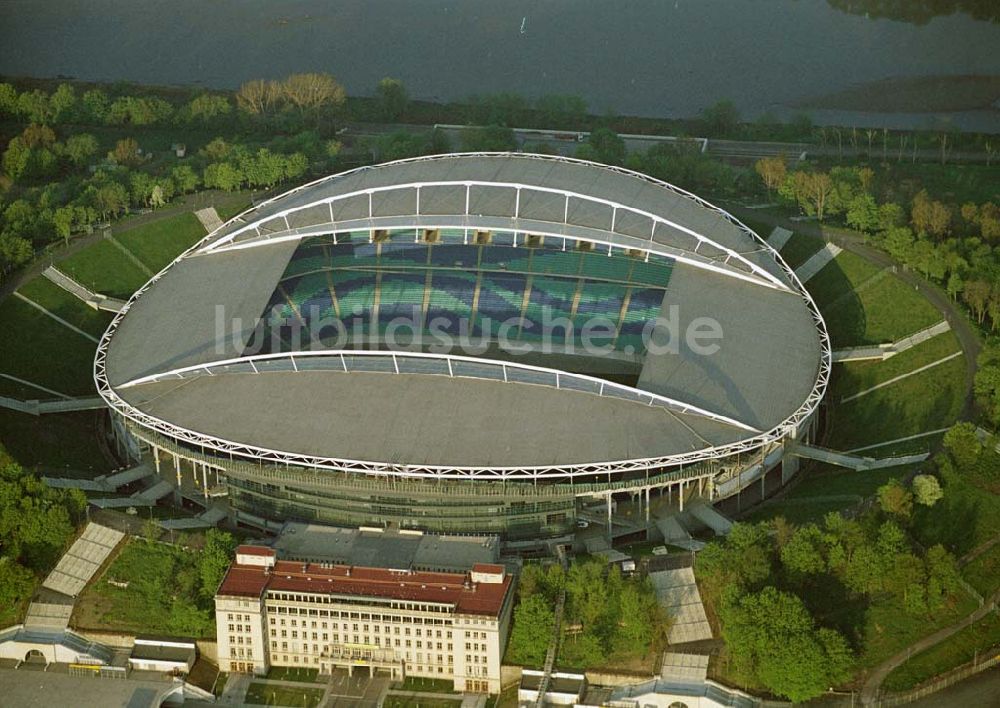 Berlin von oben - Blick auf das fertige Leipziger Zentralstadion