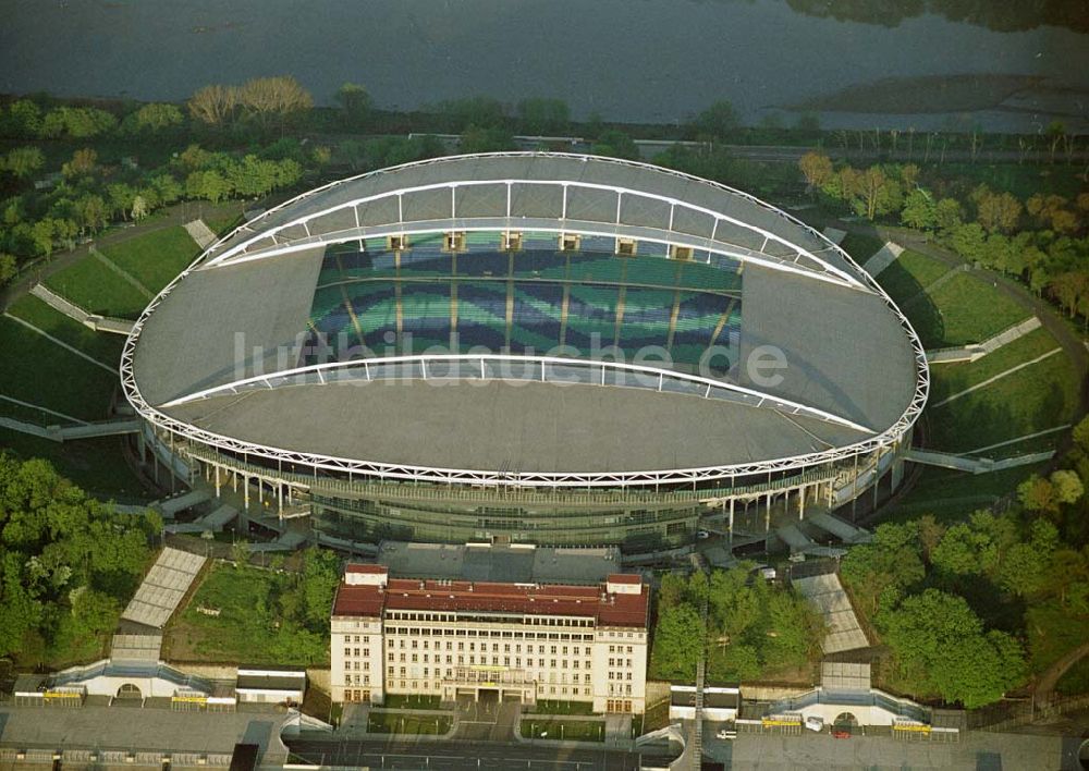 Luftbild Berlin - Blick auf das fertige Leipziger Zentralstadion