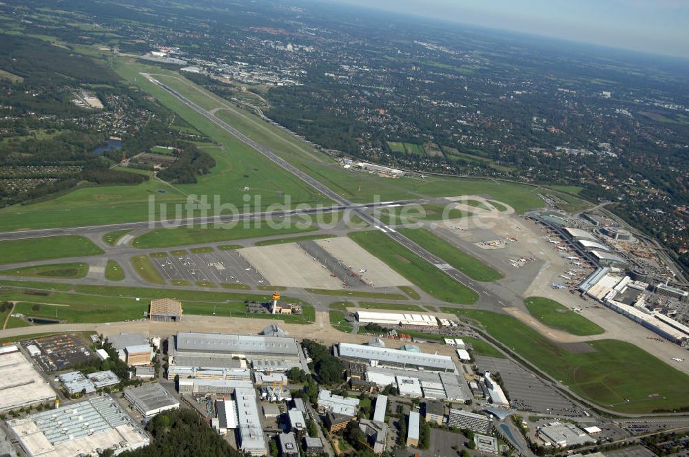 Luftbild Hamburg - Blick auf den Flughafen Hamburg