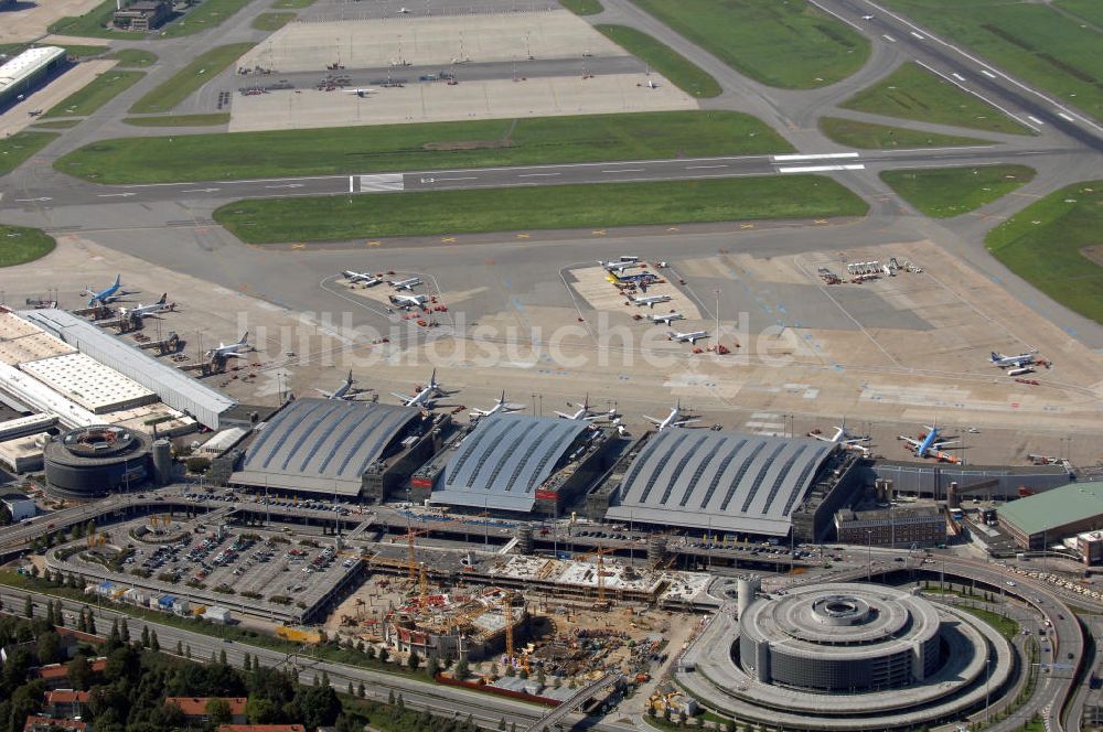 Luftaufnahme Hamburg - Blick auf den Flughafen Hamburg