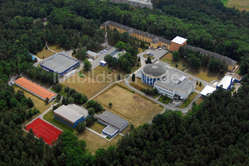 Luftaufnahme Königsbrück - Blick auf das Flugmedizinisches Institut der Luftwaffe