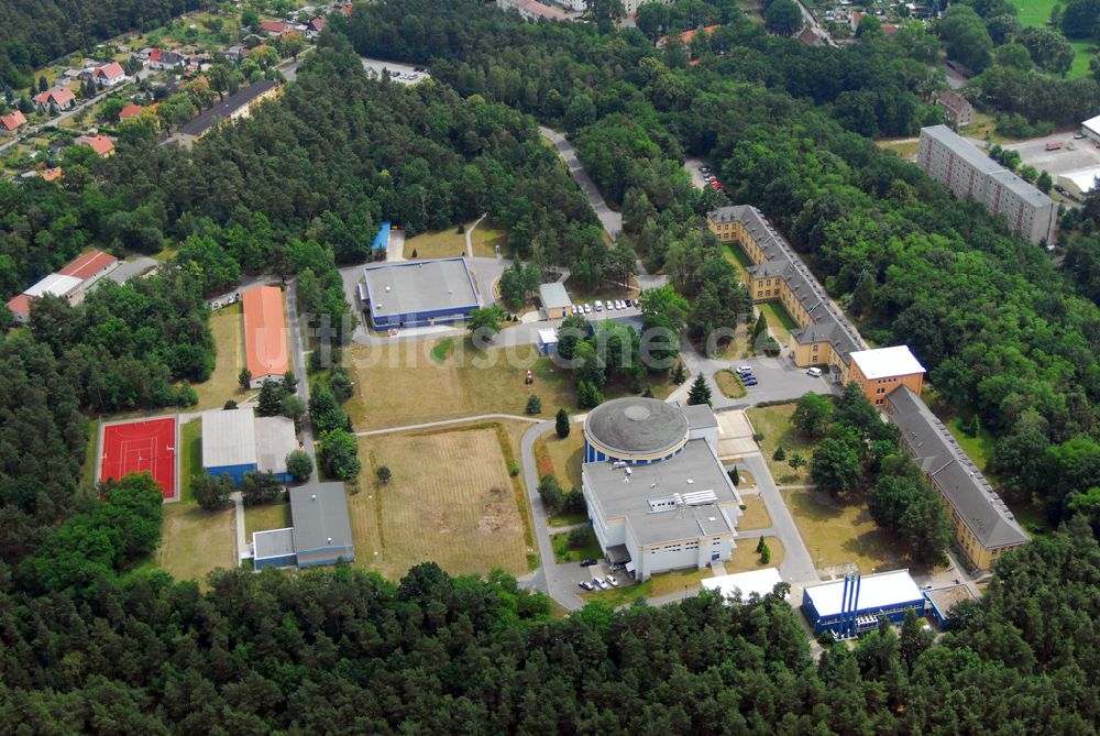 Königsbrück von oben - Blick auf das Flugmedizinisches Institut der Luftwaffe