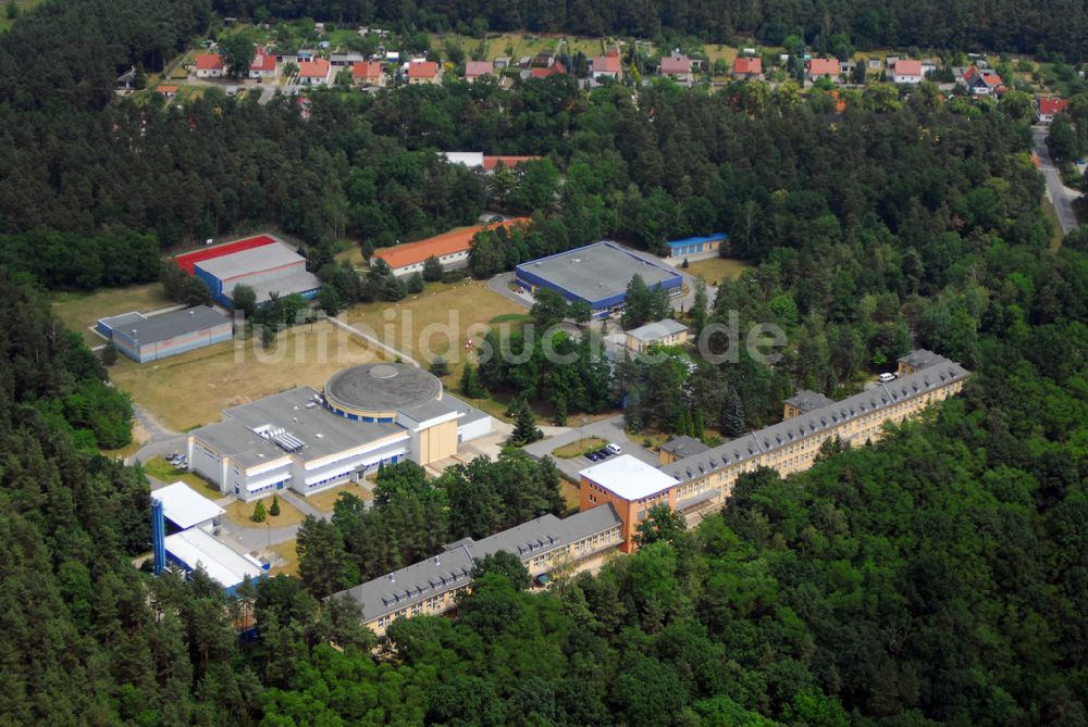 Luftaufnahme Königsbrück - Blick auf das Flugmedizinisches Institut der Luftwaffe