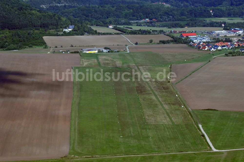 Luftaufnahme Bad Berka - Blick auf den Flugplatz Bad Berka