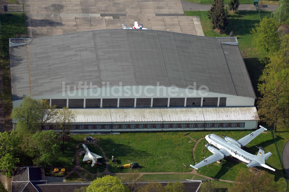 Nobitz von oben - Blick auf die Flugwelt Altenburg-Nobitz