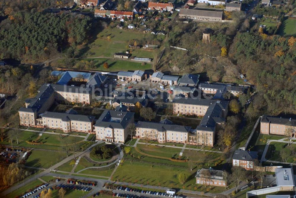 Eberswalde von oben - Blick auf Forensische Klinik der Landesklinik Eberswalde