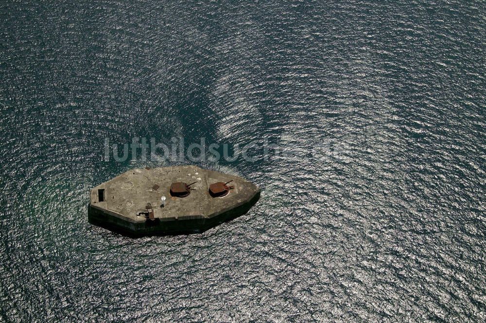 Luftaufnahme Manila - Blick auf Fort Drum, El Fraile Island