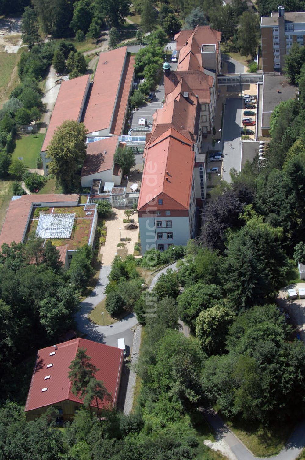 Luftaufnahme Engelthal - Blick auf die Frankenalb-Klinik Engelthal