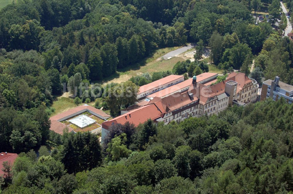 Engelthal von oben - Blick auf die Frankenalb-Klinik Engelthal