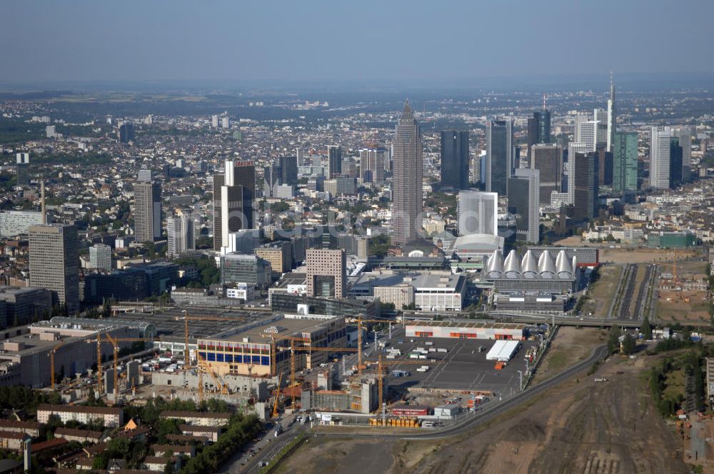 Luftbild Frankfurt am Main - Blick auf die Frankfurter Innenstadt