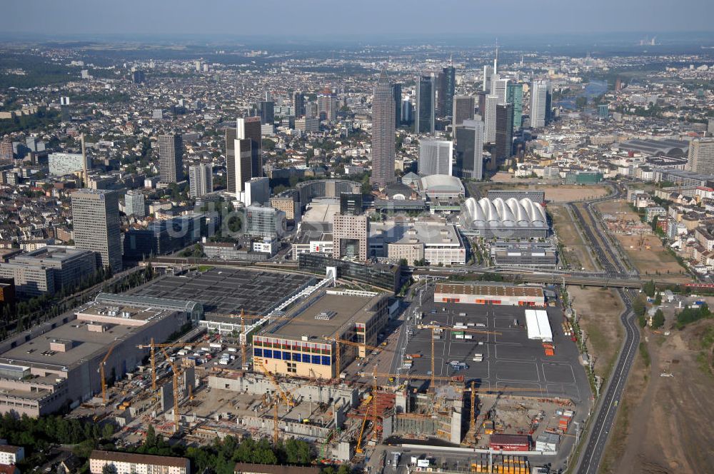 Luftaufnahme Frankfurt am Main - Blick auf die Frankfurter Innenstadt