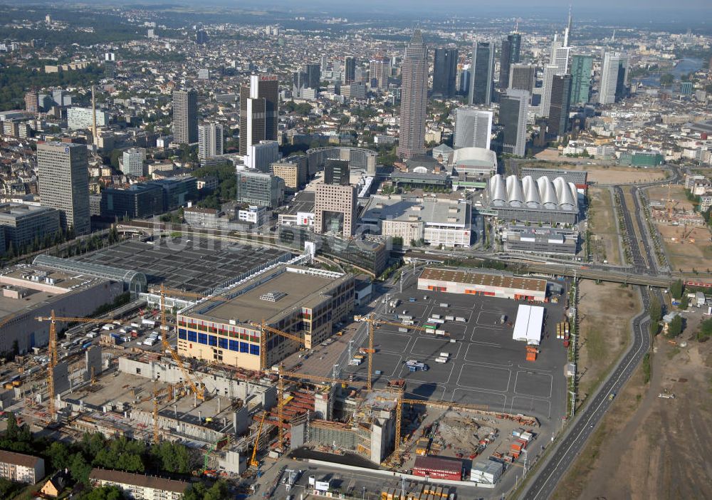 Frankfurt am Main von oben - Blick auf die Frankfurter Innenstadt