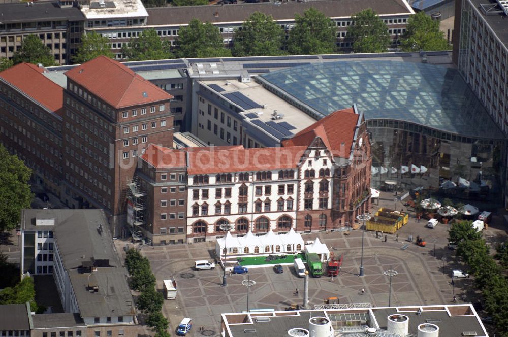 Luftaufnahme Dortmund - Blick auf den Friedensplatz in Dortmund