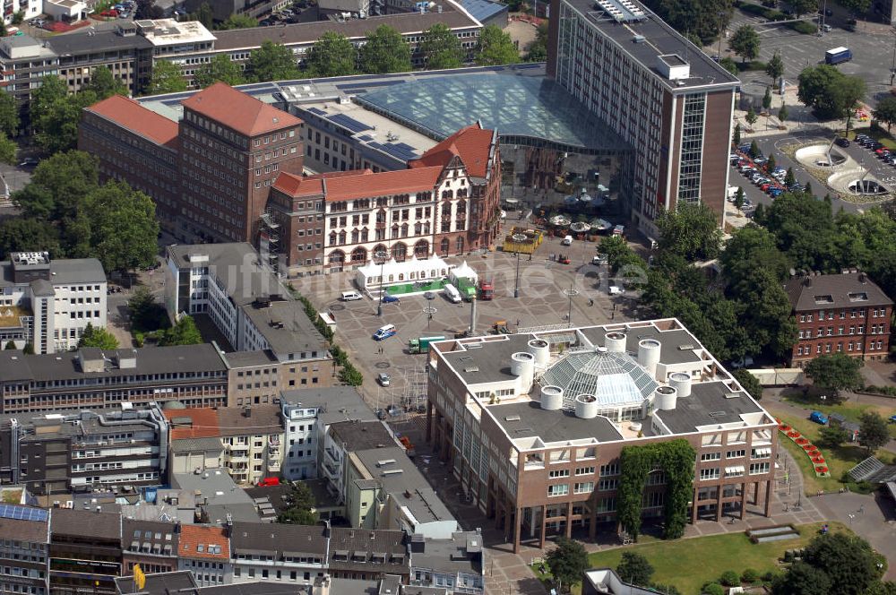 Dortmund aus der Vogelperspektive: Blick auf den Friedensplatz in Dortmund