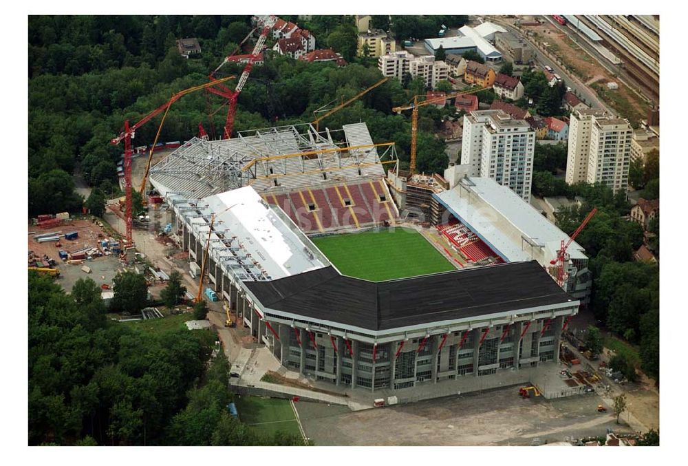 Kaiserslautern (Rheinland-Pfalz ) von oben - Blick auf das Fritz-Walter-Stadion des 1