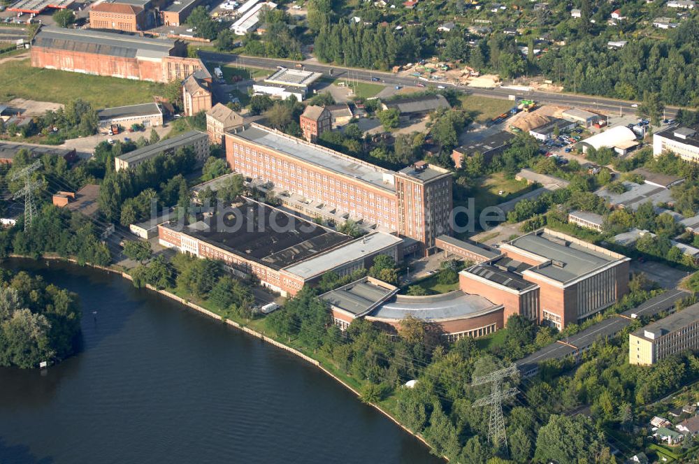 Luftbild Berlin - Blick auf das Funkhaus Berlin Nalepastraße in Treptow-Köpenick