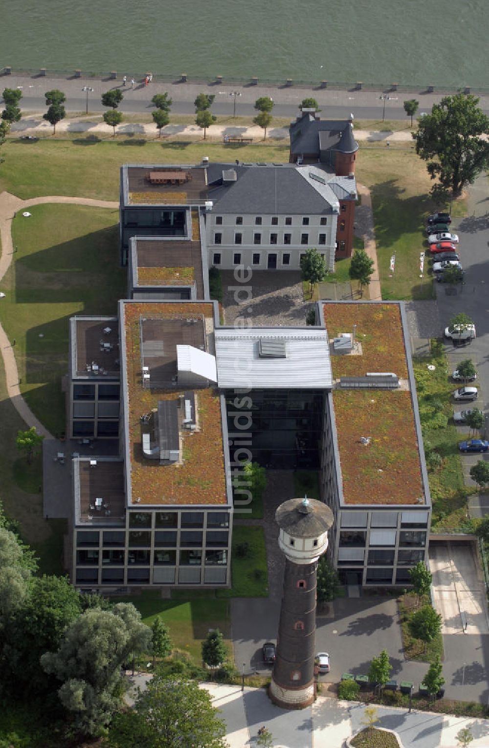 Luftbild Bonn - Blick auf Gebäude der AGFA HealthCare GmbH in Bonn