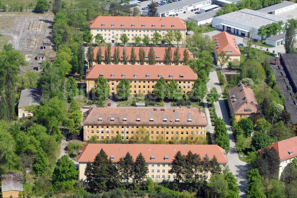 Wünsdorf von oben - Blick auf das Gelände des ehemaligen russischen Oberkommando in Wünsdorf