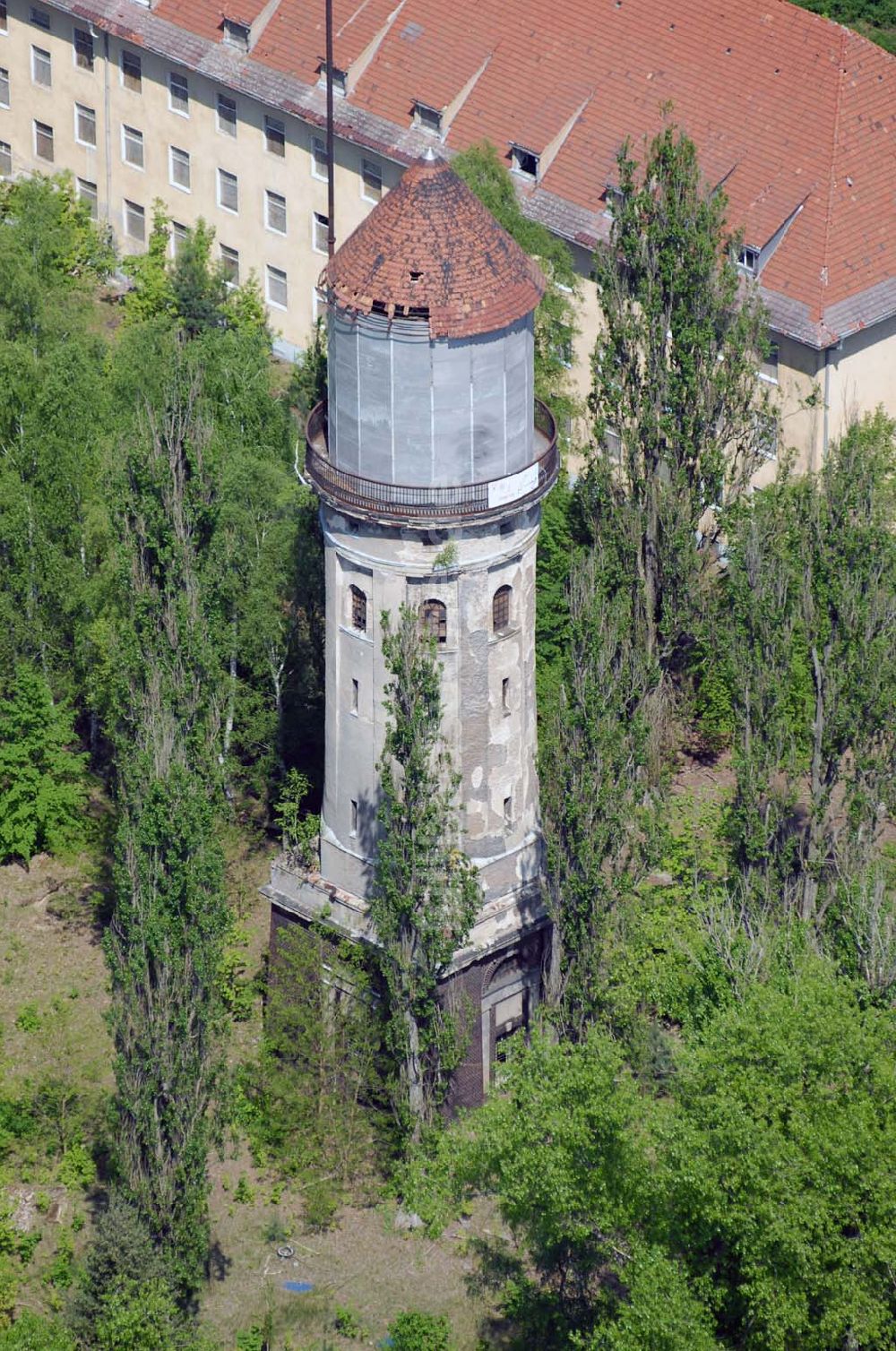 Luftbild Wünsdorf - Blick auf das Gelände des ehemaligen russischen Oberkommando in Wünsdorf