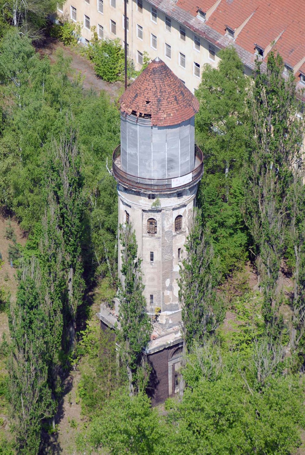 Luftaufnahme Wünsdorf - Blick auf das Gelände des ehemaligen russischen Oberkommando in Wünsdorf