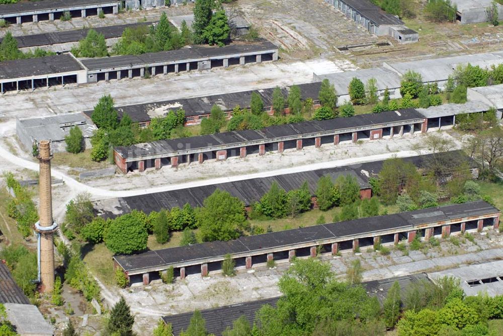 Wünsdorf von oben - Blick auf das Gelände des ehemaligen russischen Oberkommando in Wünsdorf