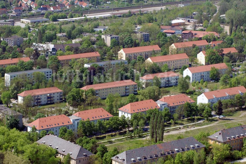 Luftbild Wünsdorf - Blick auf das Gelände des ehemaligen russischen Oberkommando in Wünsdorf