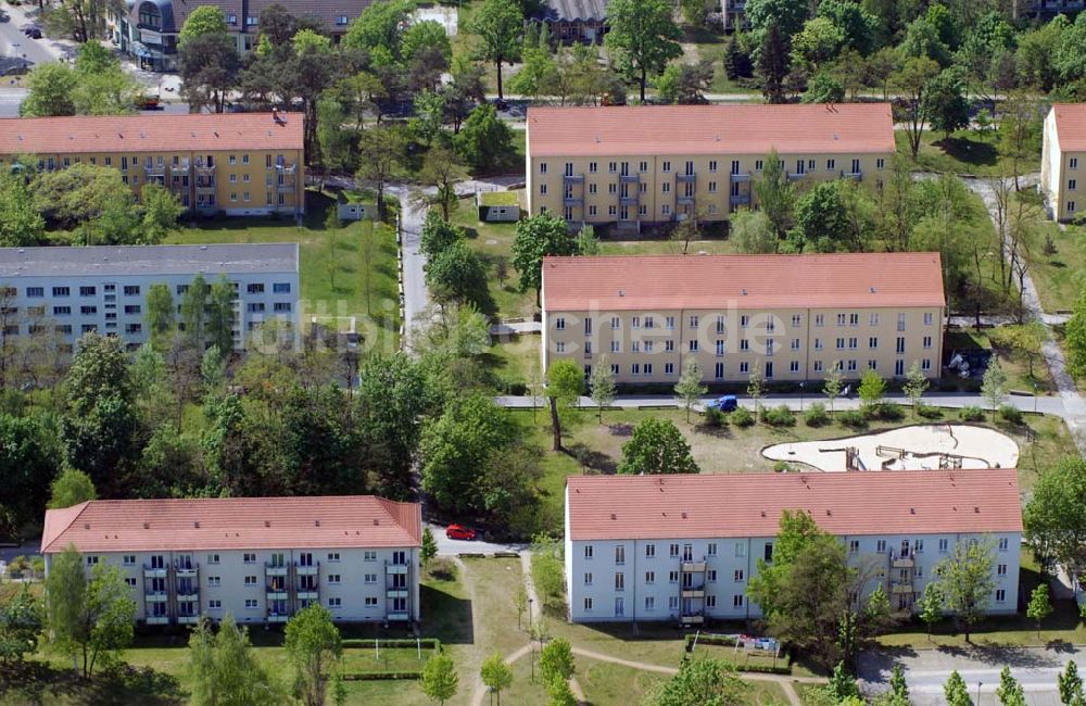 Luftaufnahme Wünsdorf - Blick auf das Gelände des ehemaligen russischen Oberkommando in Wünsdorf