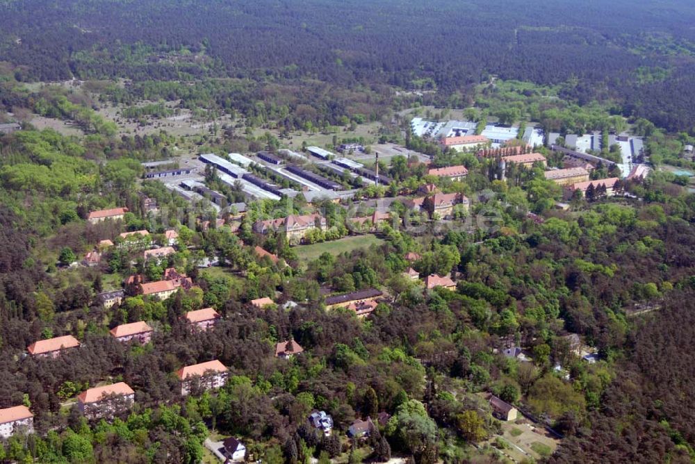 Luftbild Wünsdorf - Blick auf das Gelände des ehemaligen russischen Oberkommando in Wünsdorf