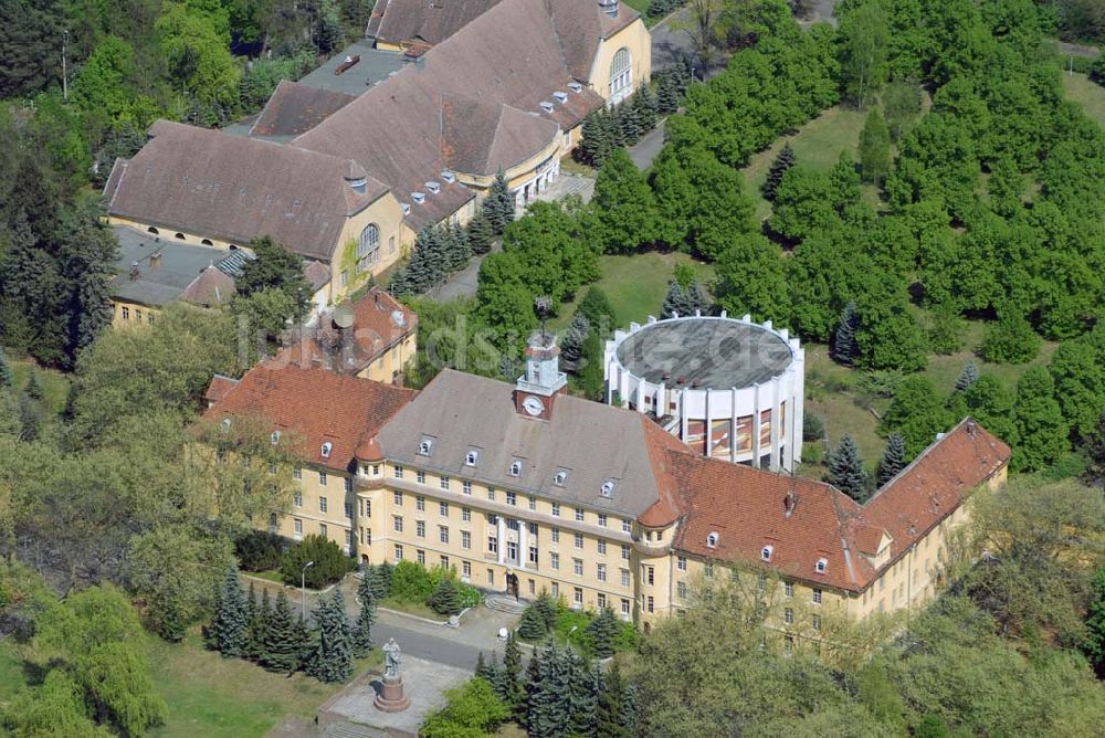 Wünsdorf von oben - Blick auf das Gelände des ehemaligen russischen Oberkommando in Wünsdorf