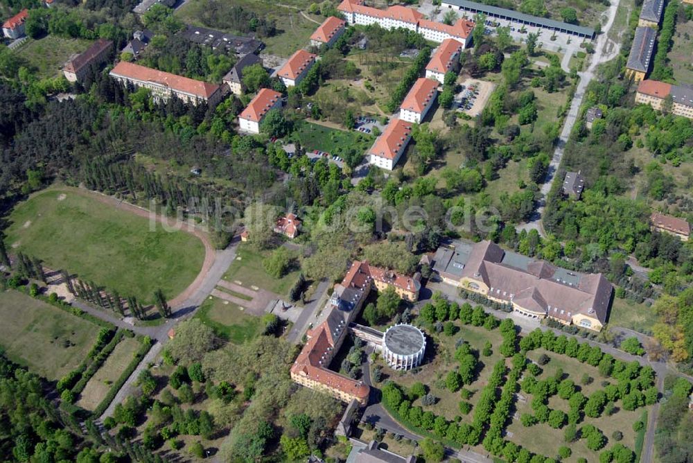 Luftbild Wünsdorf - Blick auf das Gelände des ehemaligen russischen Oberkommando in Wünsdorf