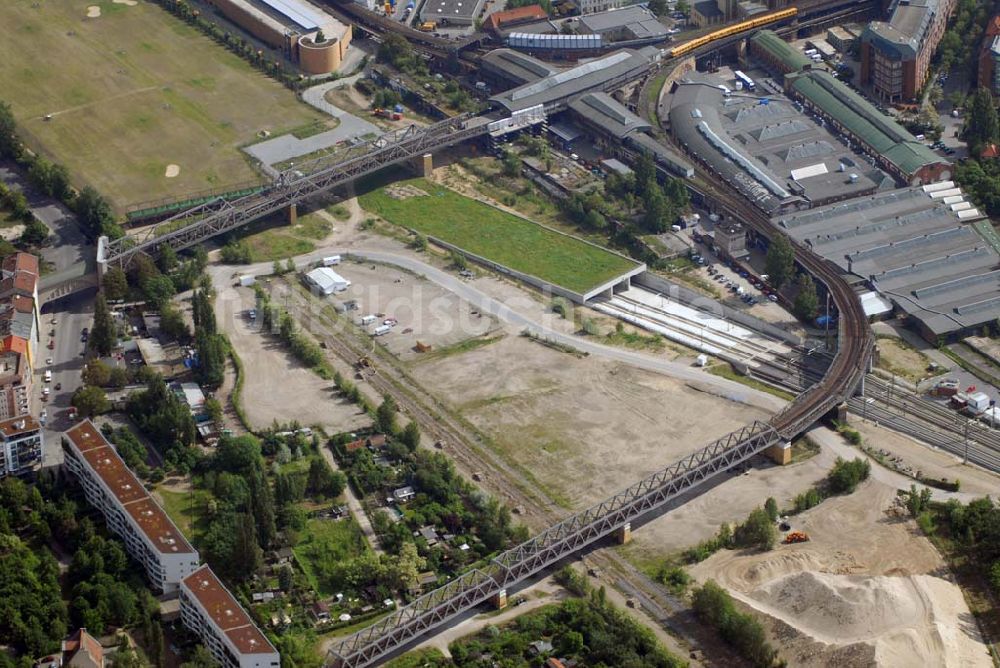 Berlin aus der Vogelperspektive: Blick auf das Gelände zwischen dem Potsdamer Platz und dem Reichpietschufer in Berlin