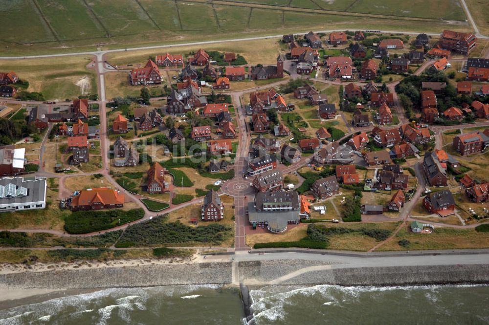 Luftbild Baltrum - Blick auf die Gemeinde und die Insel Baltrum