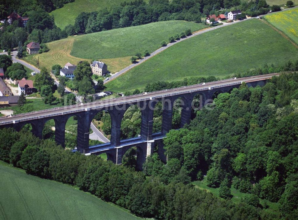 Göhren von oben - Blick auf das Göhrener Viadukt