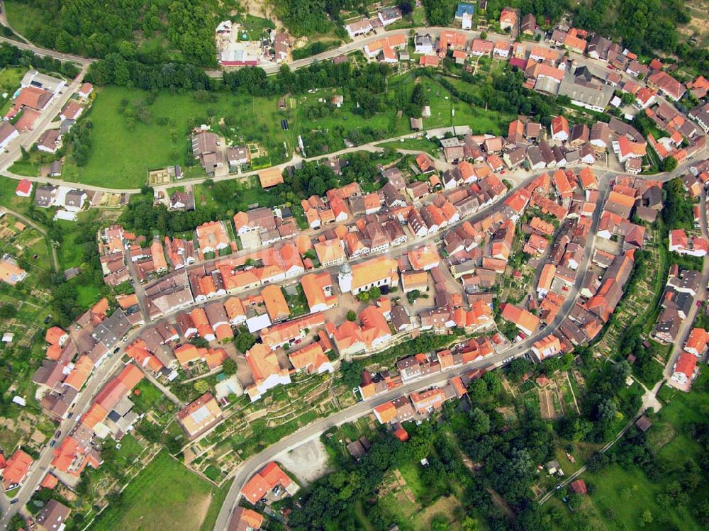 Kraichtal aus der Vogelperspektive: Blick auf Gochsheim einem Ortsteil von Kraichtal