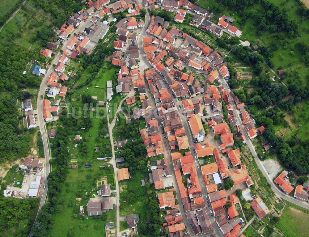 Luftaufnahme Kraichtal - Blick auf Gochsheim einem Ortsteil von Kraichtal