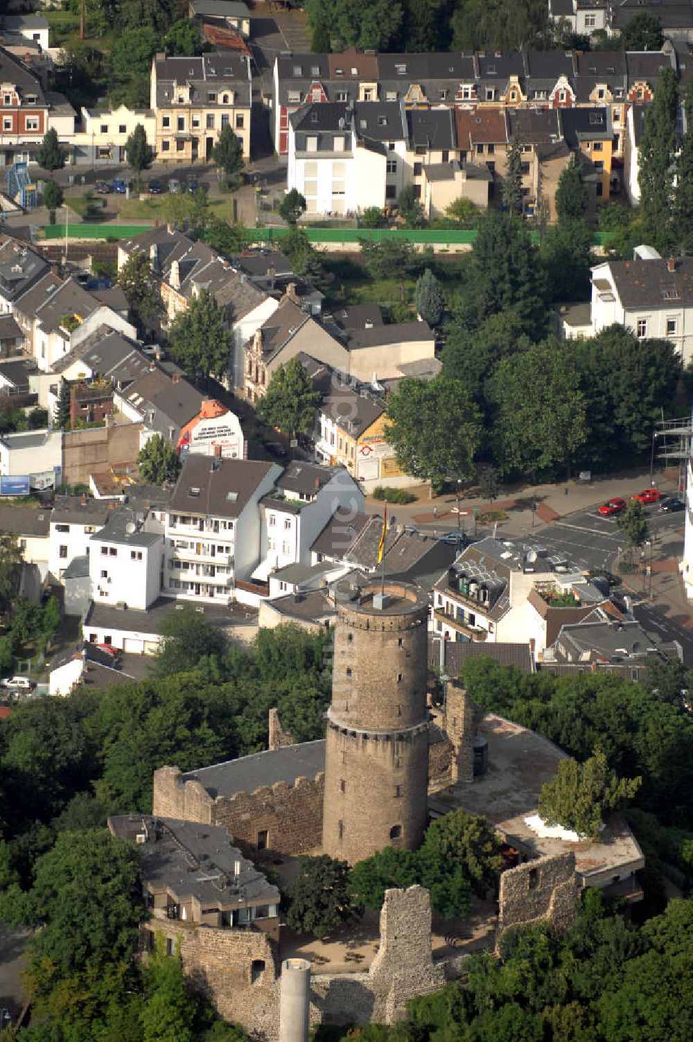 Luftbild Bad Godesberg - Blick auf die Godesburg in Bad Godesberg am Rhein