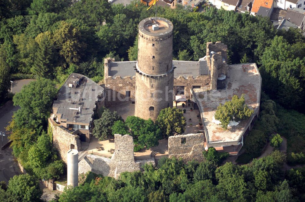 Bad Godesberg aus der Vogelperspektive: Blick auf die Godesburg in Bad Godesberg am Rhein