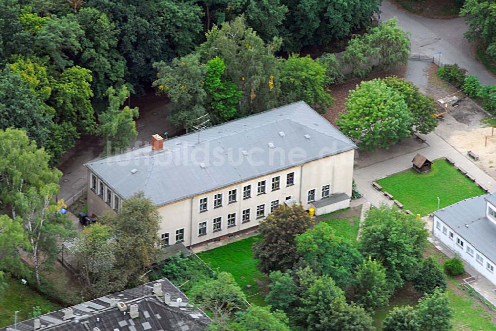 Luftaufnahme Magdeburg - Blick auf die Grundschule Brückfeld in Magdeburg