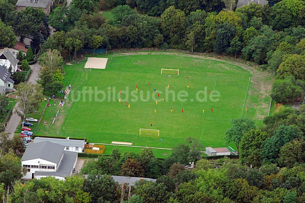 Luftbild Magdeburg - Blick auf die Grundschule Brückfeld in Magdeburg