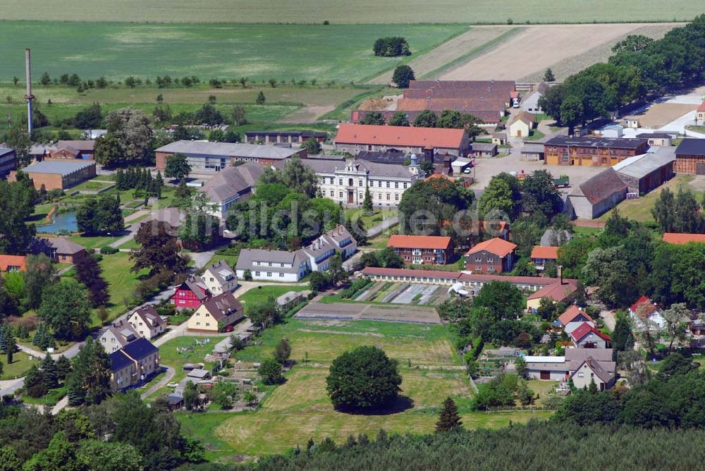 Luftbild Schmerwitz - Blick auf Gut Schmerwitz