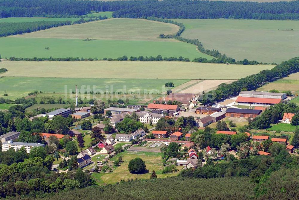 Luftaufnahme Schmerwitz - Blick auf Gut Schmerwitz