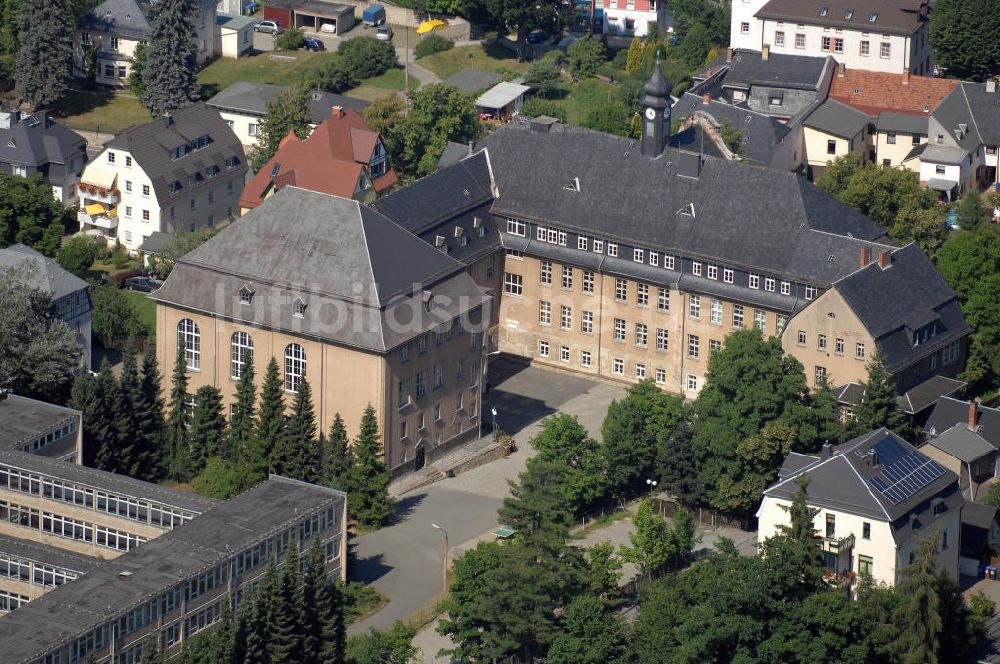 Luftaufnahme SCHLEIZ - Blick auf das Gymnasium in Schleiz