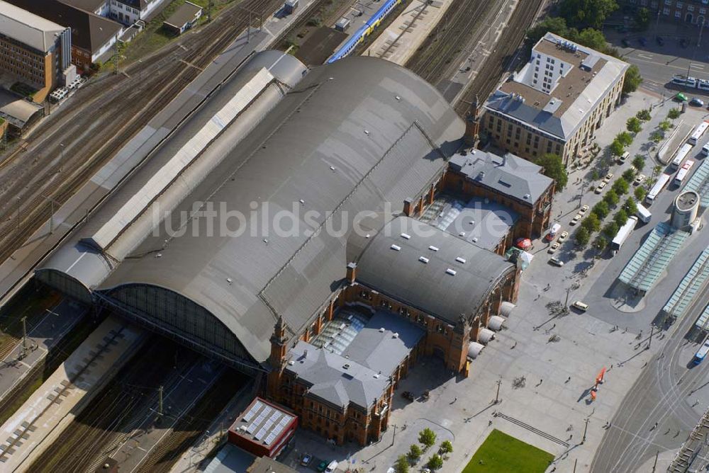 Luftaufnahme Bremen - Blick auf den Hauptbahnhof Bremen