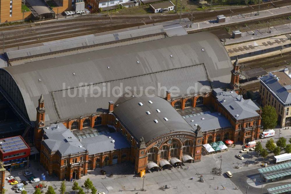 Bremen aus der Vogelperspektive: Blick auf den Hauptbahnhof Bremen