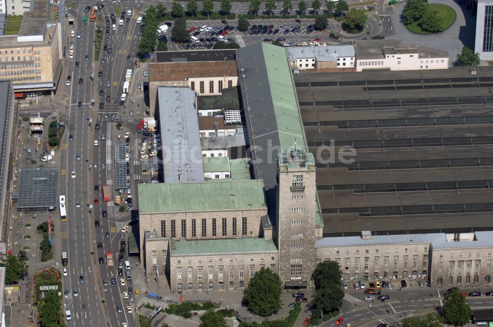 Luftaufnahme Stuttgart - Blick auf den Hauptbahnhof Stuttgart