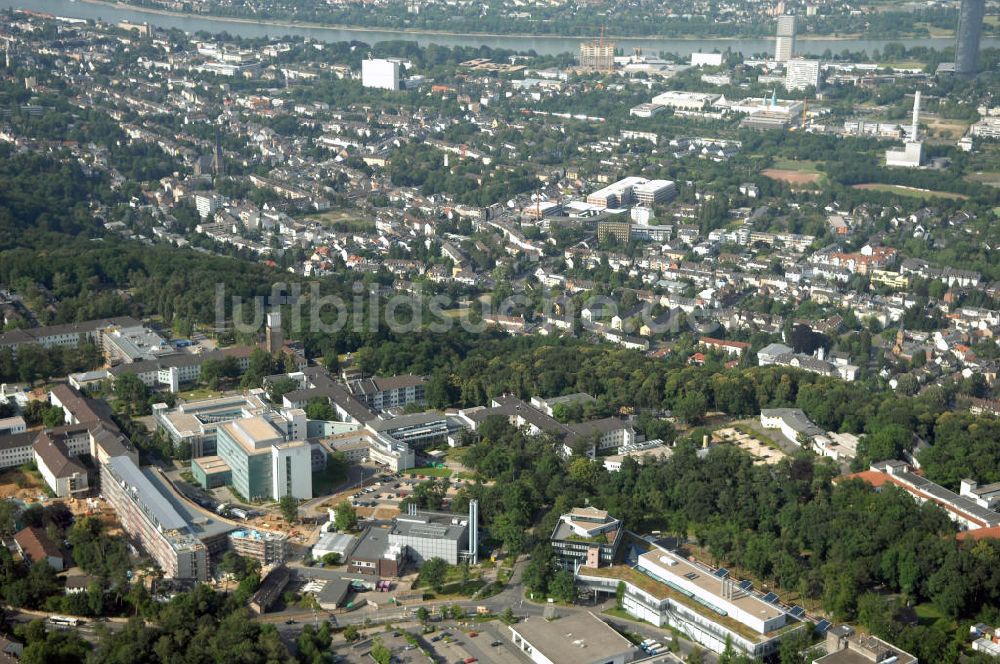 BONN aus der Vogelperspektive: Blick auf den Hauptsitz des Bundesministerium der Verteidigung (BMVg) auf der Bonner Hardthöhe