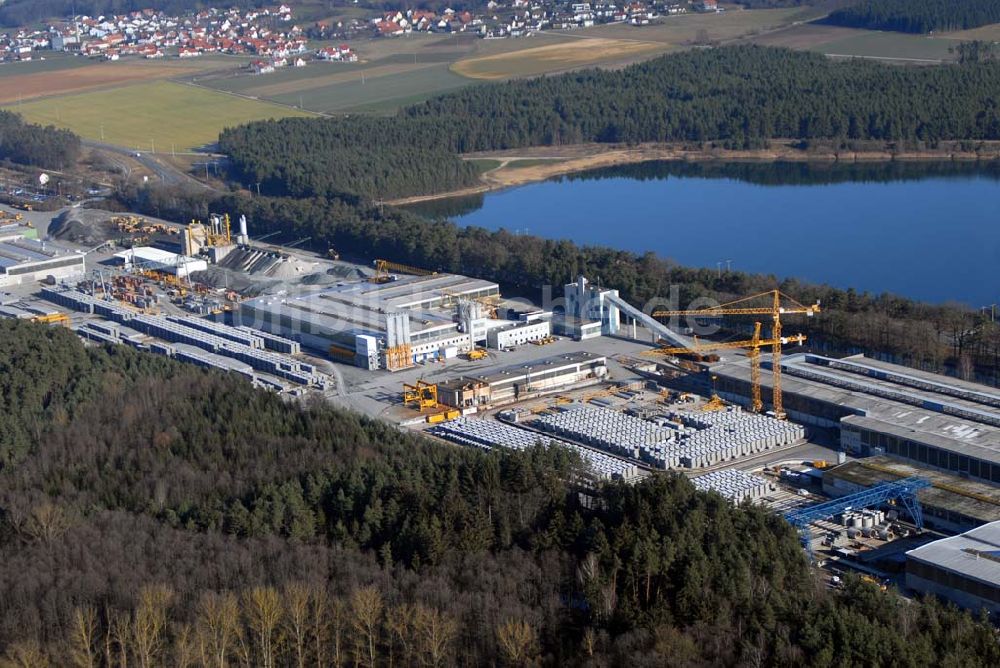 Sengenthal bei Neumarkt Obpf. aus der Vogelperspektive: Blick auf den Hauptsitz der Max Bögl Bauunternehmung GmbH in Neumarkt / Sengenthal